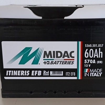 Bateria&#x20;Midac&#x20;Itineris&#x20;EFB&#x20;60ah&#x20;570A