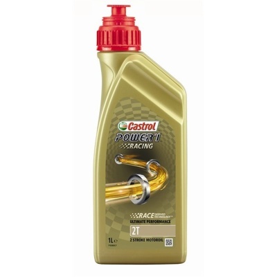 Frasco de óleo Castrol POWER 1 RACING para motor 2 tempos