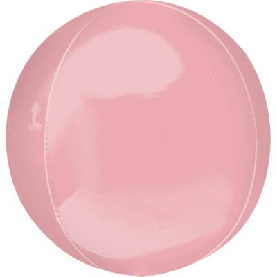 Bola de exercício rosa brilhante com costuras