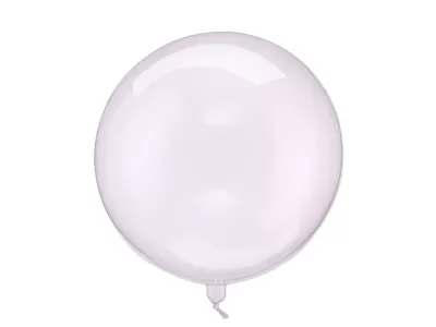 Balão redondo transparente de látex