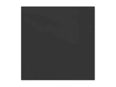 Guardanapo quadrado preto com textura nas bordas