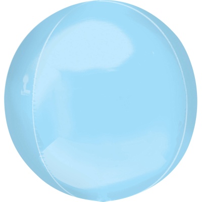 Balão de látex azul claro