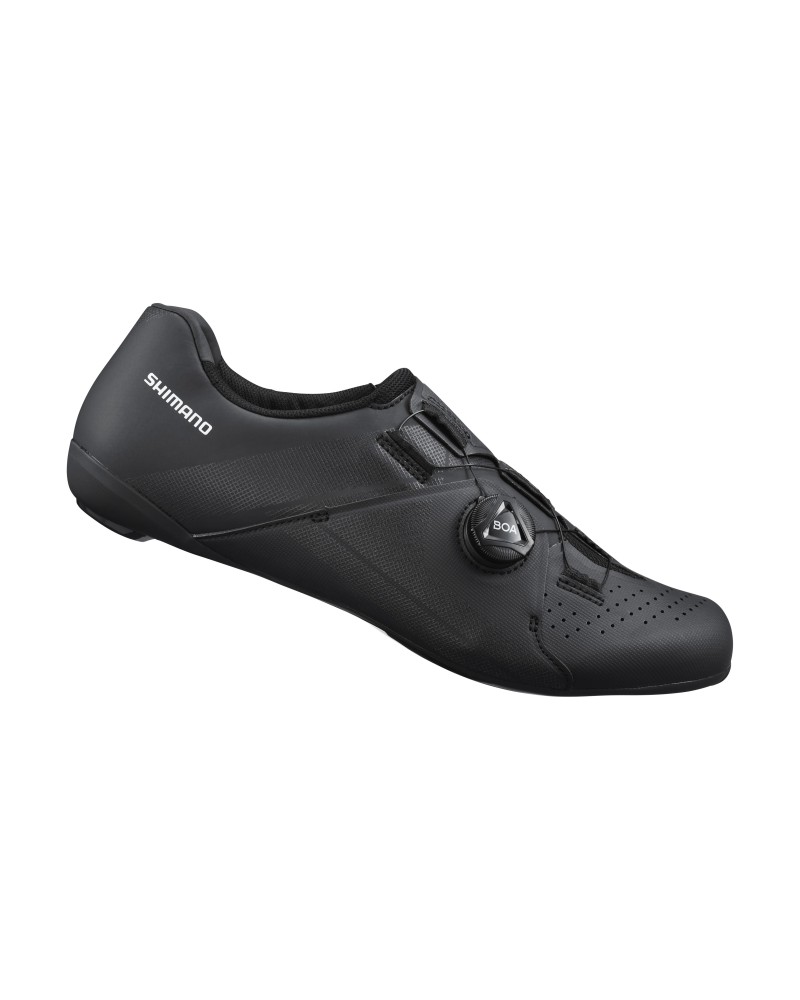 Sapato ciclismo Shimano preto com sistema de ajuste BOA