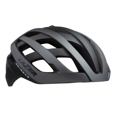 capacete de ciclismo preto LAZER GENESIS com aberturas de ventilação