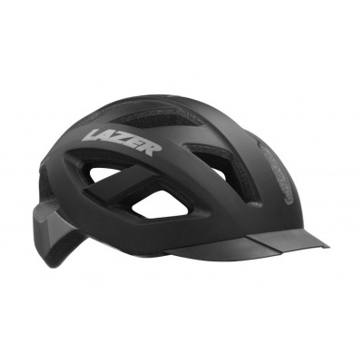 Capacete de bicicleta preto LAZER com viseira