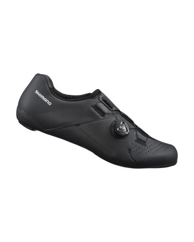 Sapato ciclismo Shimano preto com sistema de ajuste BOA