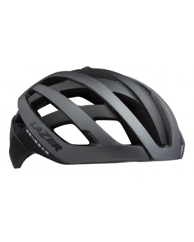 capacete de ciclismo preto LAZER GENESIS com aberturas de ventilação