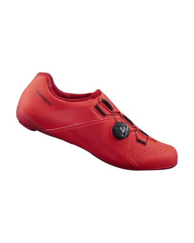 Sapatilha desportiva vermelha Shimano com fecho BOA