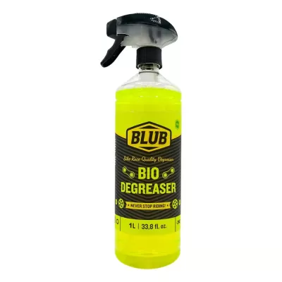 Frasco spray de desengordurante bio amarelo com tampa preta