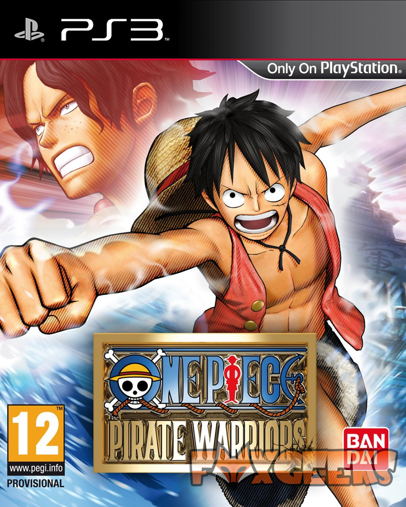 Capa do videojogo One Piece: Pirate Warriors para PS3 com personagem anime em pose de ataque