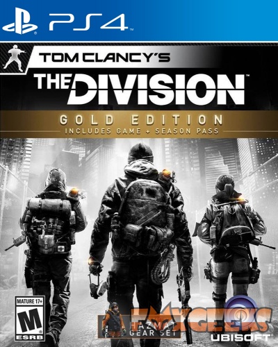 Capa do jogo 'Tom Clancy's The Division Gold Edition' para PS4