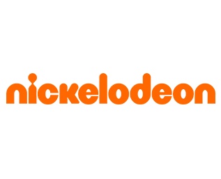 Logótipo da Nickelodeon em cor laranja sobre fundo branco