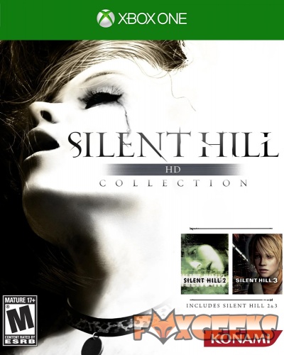 Capa do jogo Silent Hill HD Collection para Xbox One com rosto feminino e texto