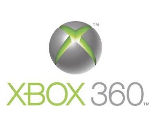 Logotipo da XBOX 360 com esfera cinzenta e X verde