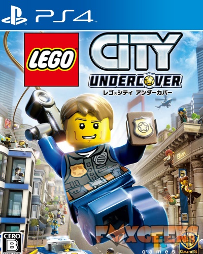 Capa do jogo LEGO City Undercover para PS4 com personagem LEGO policial em fundo urbano