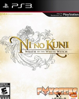 Capa do videojogo Ni no Kuni Wrath of the White Witch para PS3