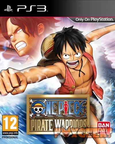 Capa do videojogo One Piece: Pirate Warriors para PS3 com personagem anime em pose de ataque