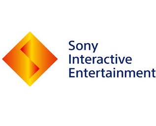Logótipo da Sony Interactive Entertainment com símbolo laranja e texto azul