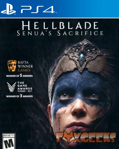 Capa do jogo PS4 Hellblade Senua's Sacrifice