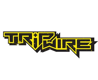 Logotipo TRIFIRE em amarelo e preto sobre fundo branco