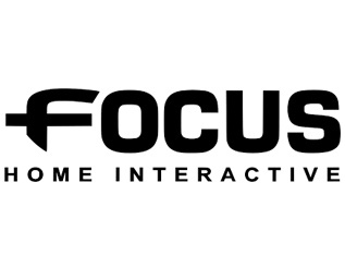 Logotipo Focus Home Interactive preto em fundo branco