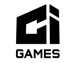 Logotipo preto com as letras 'ai' e a palavra 'GAMES'