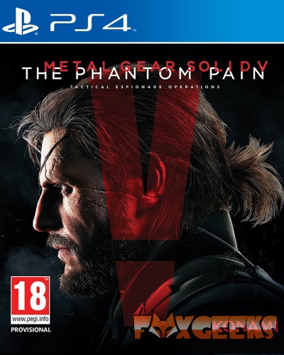 Capa do jogo Metal Gear Solid V The Phantom Pain para PS4