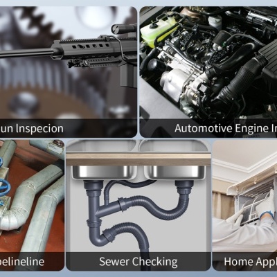 Colagem de imagens de inspeção e reparação em vários contextos