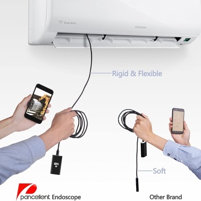 Endoscópio Pancellent com cabo rígido flexível usado em ar condicionado AMSUNG
