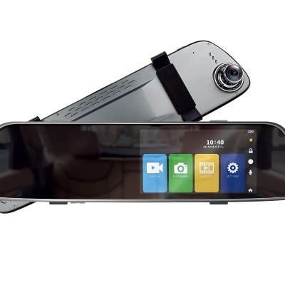 Espelho retrovisor digital para automóvel com ecrã táctil e câmara integrada