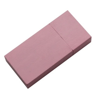 Pen USB rosa fosco em fundo branco