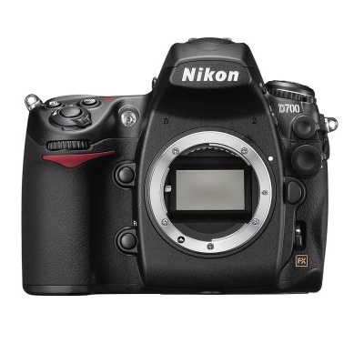 Câmara fotográfica DSLR Nikon D700 preta sem lente