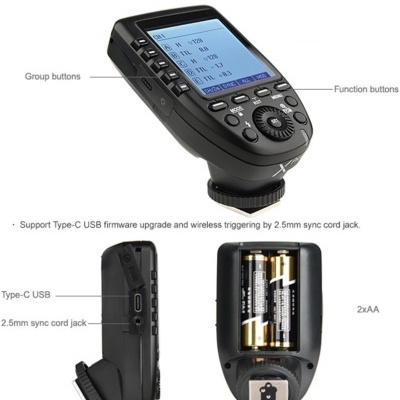 Dispositivo eletrônico preto com painel LCD e botões