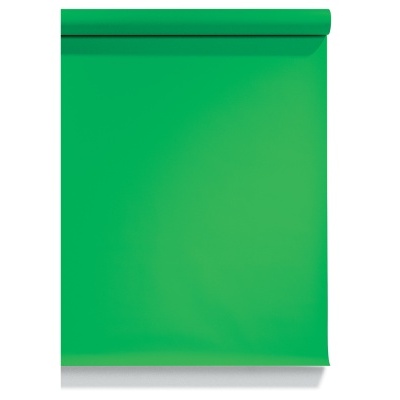 Rolo de papel verde liso com textura fosca