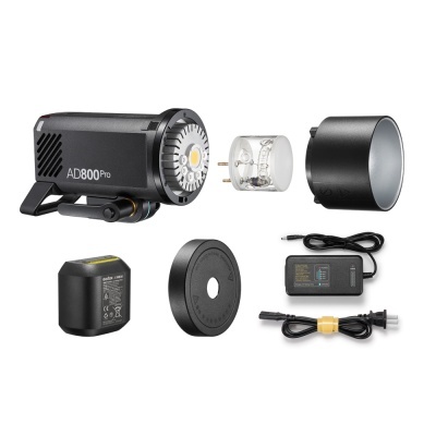 Conjunto de luz de estúdio Godox AD800Pro com acessórios