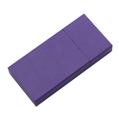 Pen USB roxo com superfície lisa