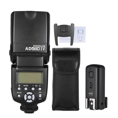 Flash de câmara SPEEDLITE AD560 IV com acessórios