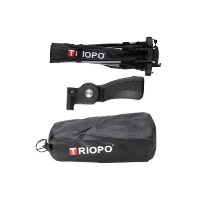 Tripé de mesa preto TRIOPO com bolsa de transporte