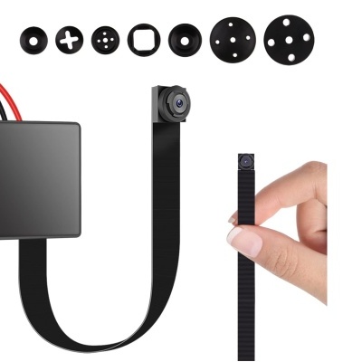 Câmara espiã com cabo flexível e adaptadores circulares