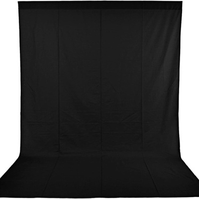 fundo fotográfico preto em tecido liso