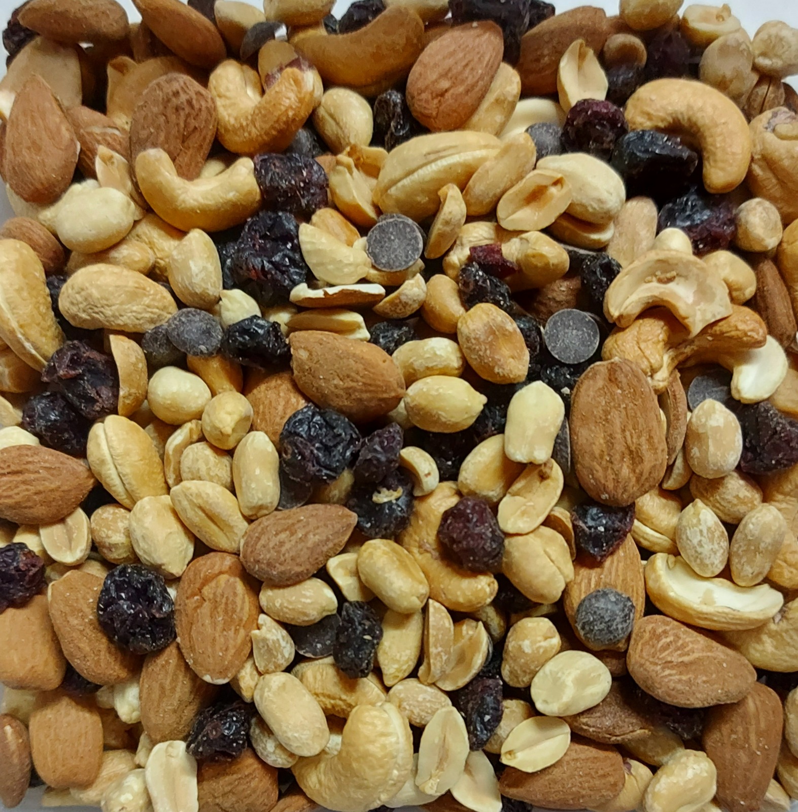 Mix Trail - 500g Mistura de frutos secos e sementes com pedaços de chocolate