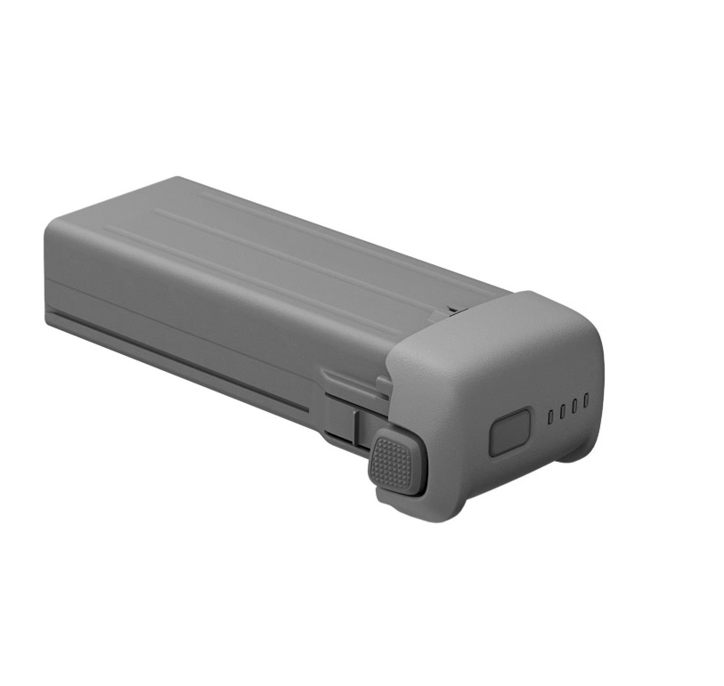 DJI Avata 360 Intelligent Flight Battery Bateria cinzenta para drone com botões e luzes indicadoras