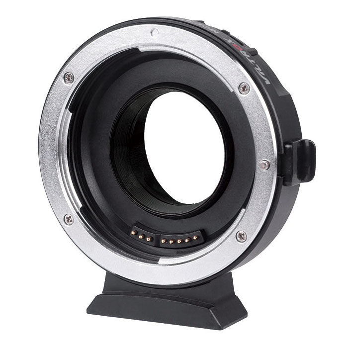 Viltrox EF-M1 Autofocus Lens Mount Adapter Anel adaptador para lentes fotográficas em metal e plástico preto
