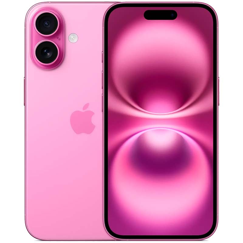 Apple iPhone 16 5G 128GB Rosa Smartphone cor-de-rosa com câmara dupla e ecrã frontal com entalhe