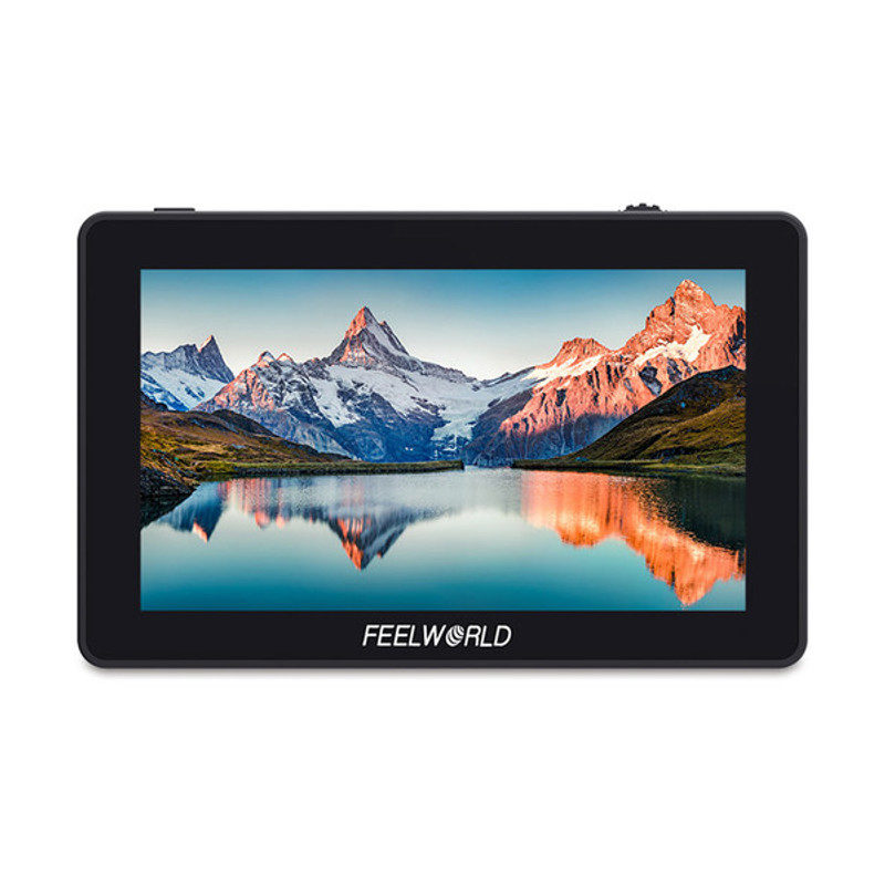 Feelworld F6 Plus 5.5" 4K Touchscreen HDMI monitor Monitor portátil preto da marca FEELWORLD com ecrã a cores
