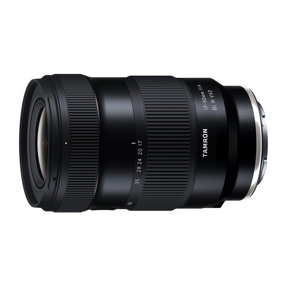 Tamron 17-50mm f/4.0 Di III VXD Sony E-mount Objetiva fotográfica Tamron 17-50mm F/2.8 DI III VC, preta com montagem metálica