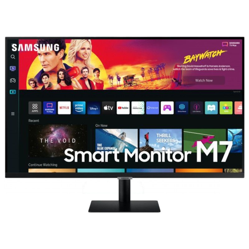 Samsung S32BM700UP 32 4K Ultra HD VA Preto Monitor Samsung Smart Monitor M7 com interface de apps visível