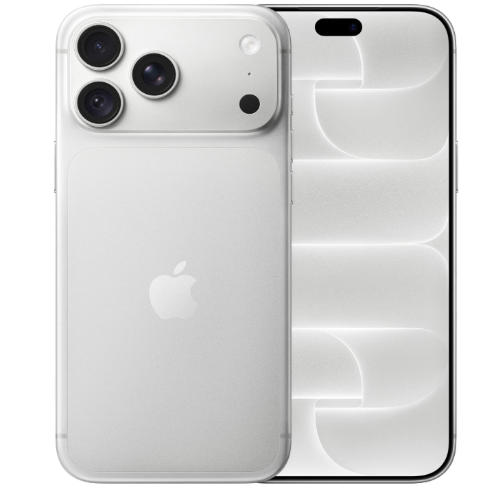 Apple iPhone 18 Pro MAX 2 TB - Prata Smartphone Apple iPhone prata com três câmaras traseiras e ecrã frontal