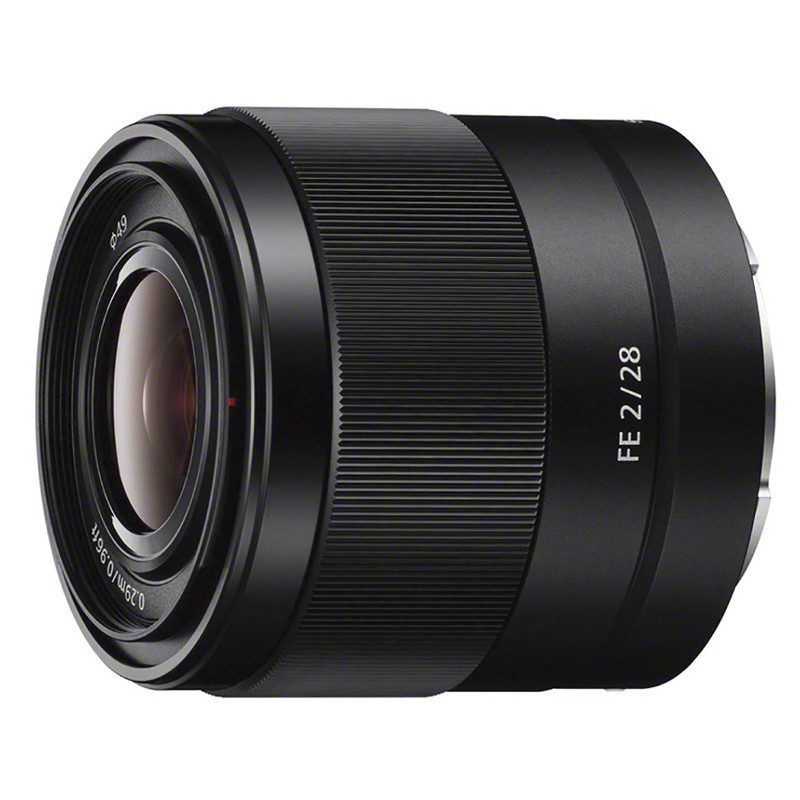 Sony FE 28mm f/2.0 Objetiva fotográfica preta Sony FE 2/28