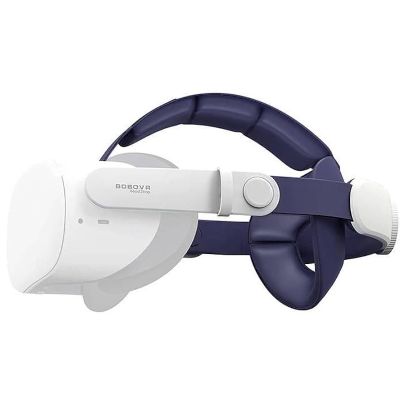 Correia BOBOVR M1 Plus para Oculus Quest 2 Headset realidade virtual branco e azul escuro BOROVR Balance
